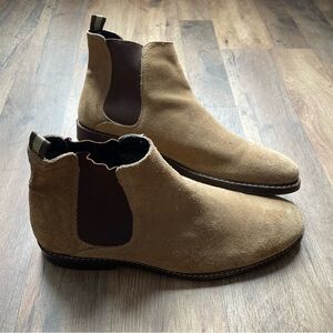 Men's Tan Suede Franco Fortini Boots